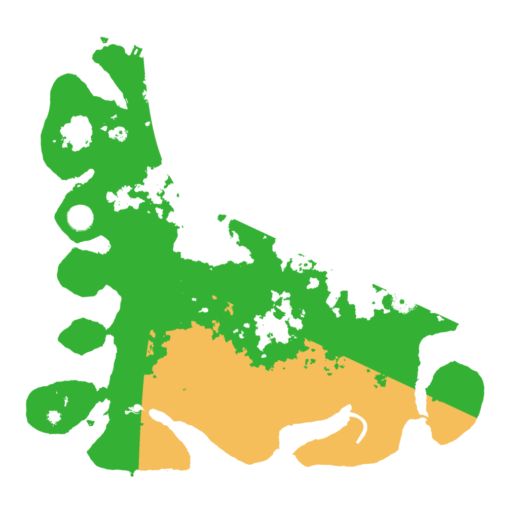 Biome Rust Map: Procedural Map, Size: 3500, Seed: 1301572099