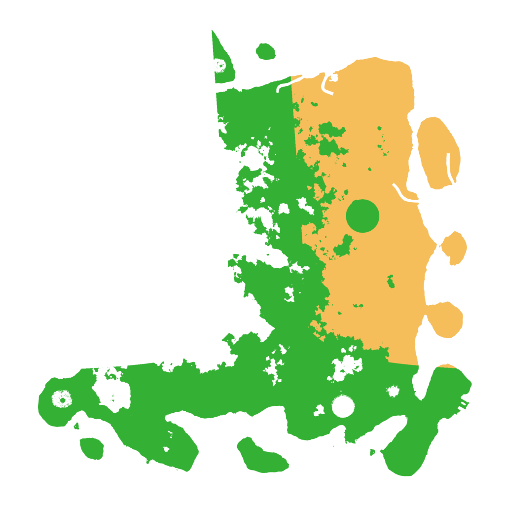 Biome Rust Map: Procedural Map, Size: 4000, Seed: 543276543