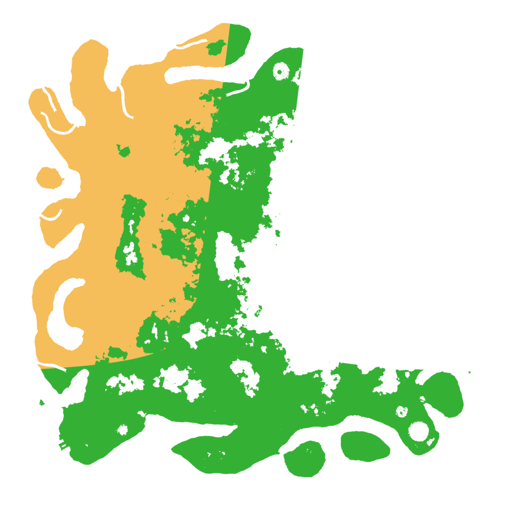 Biome Rust Map: Procedural Map, Size: 4500, Seed: 14751543