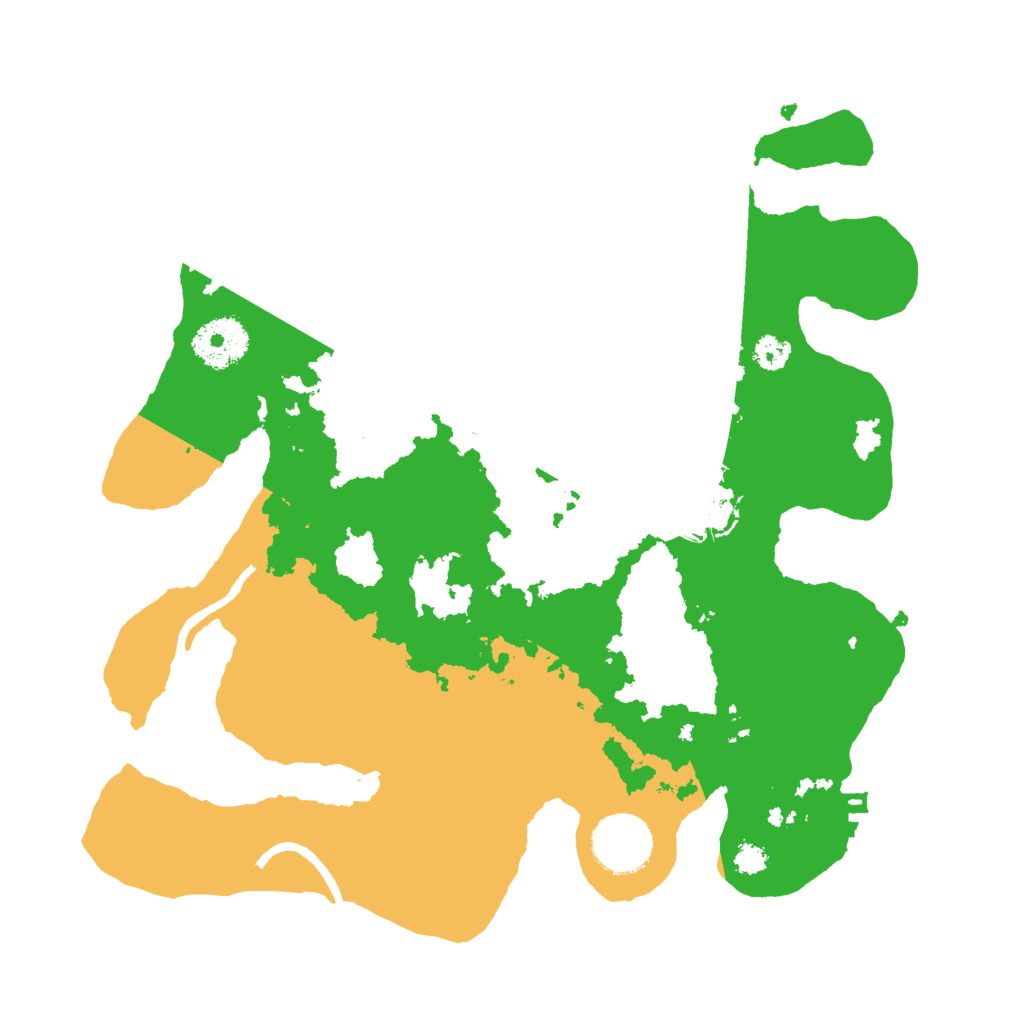 Biome Rust Map: Procedural Map, Size: 3000, Seed: 9532