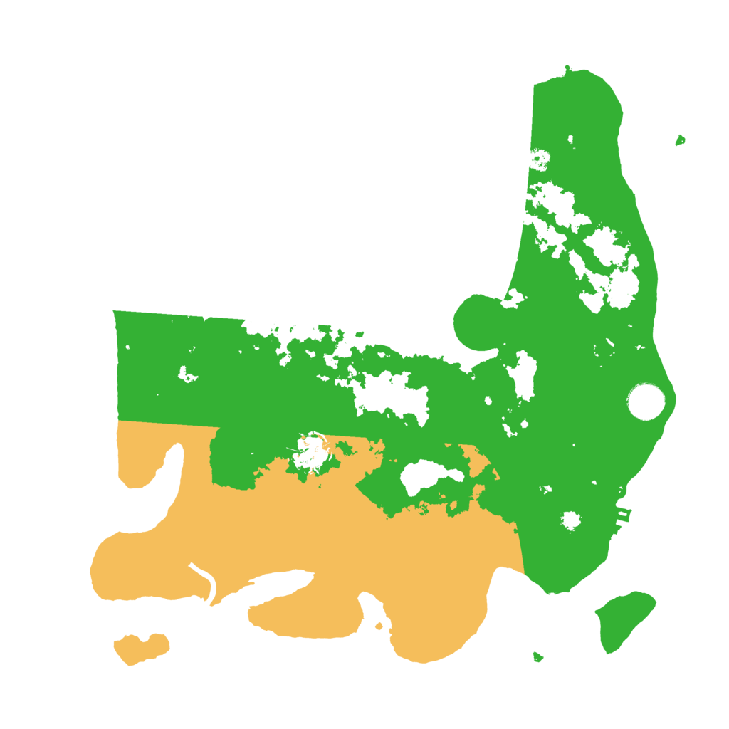Biome Rust Map: Procedural Map, Size: 3500, Seed: 256258