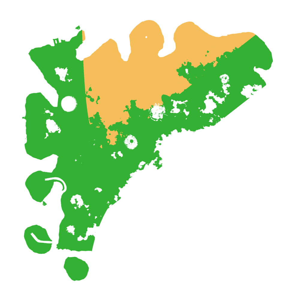 Biome Rust Map: Procedural Map, Size: 3500, Seed: 1417016990