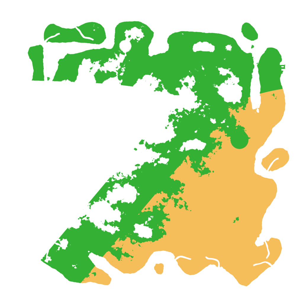 Biome Rust Map: Procedural Map, Size: 4500, Seed: 20220625