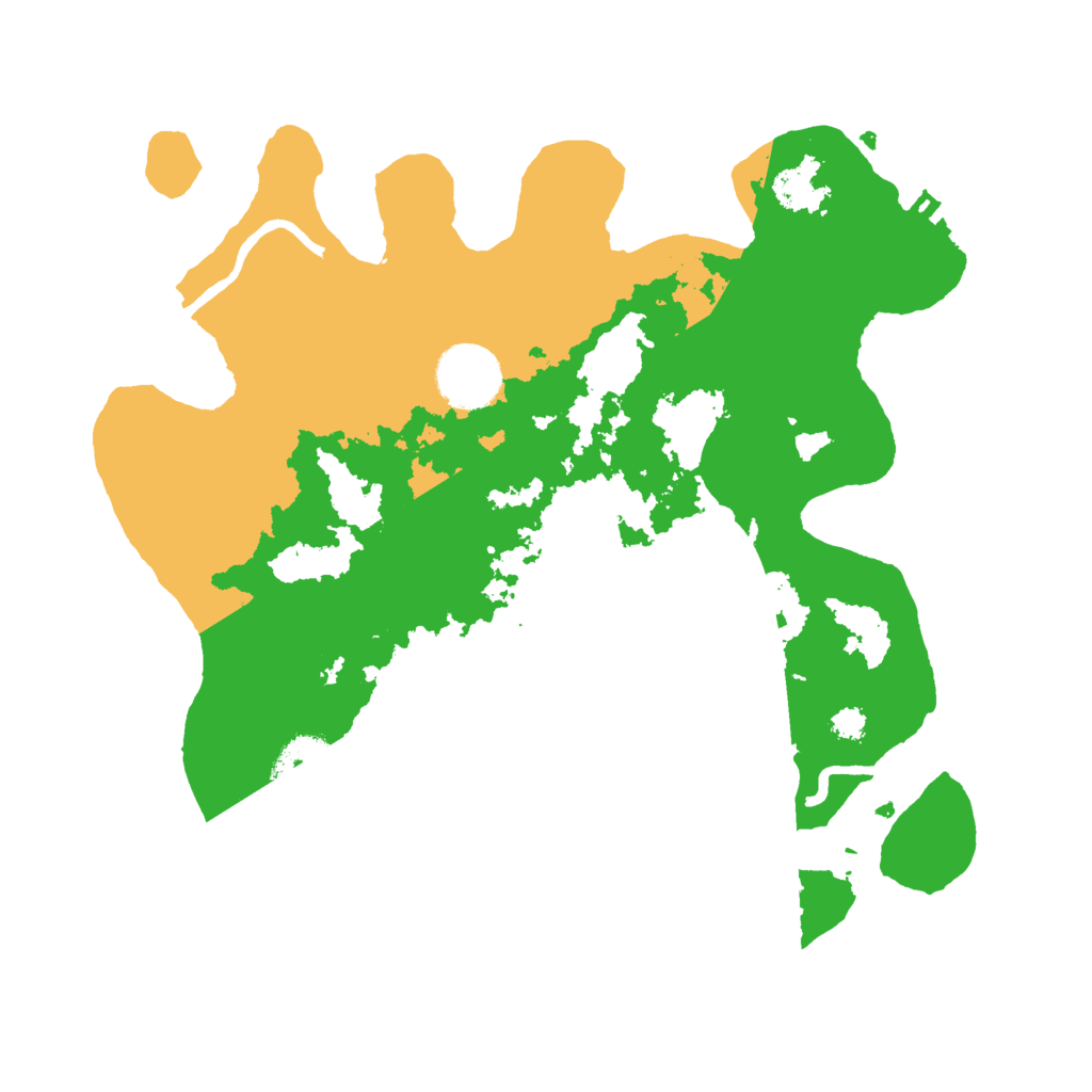 Biome Rust Map: Procedural Map, Size: 3000, Seed: 1111111