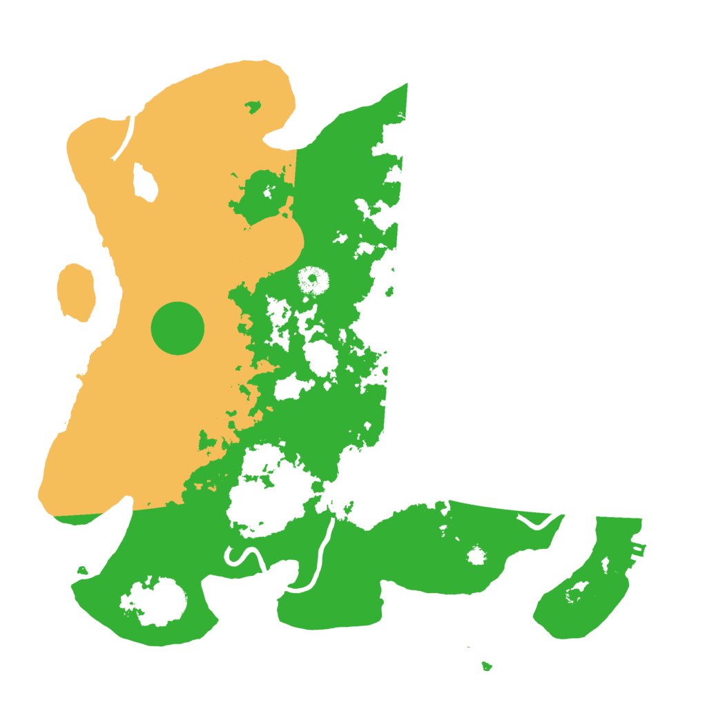 Biome Rust Map: Procedural Map, Size: 3500, Seed: 824635297