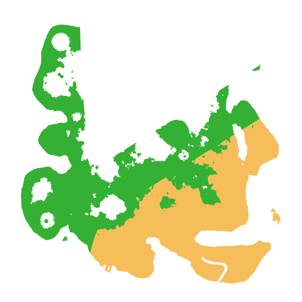 Biome Rust Map: Procedural Map, Size: 3000, Seed: 18219