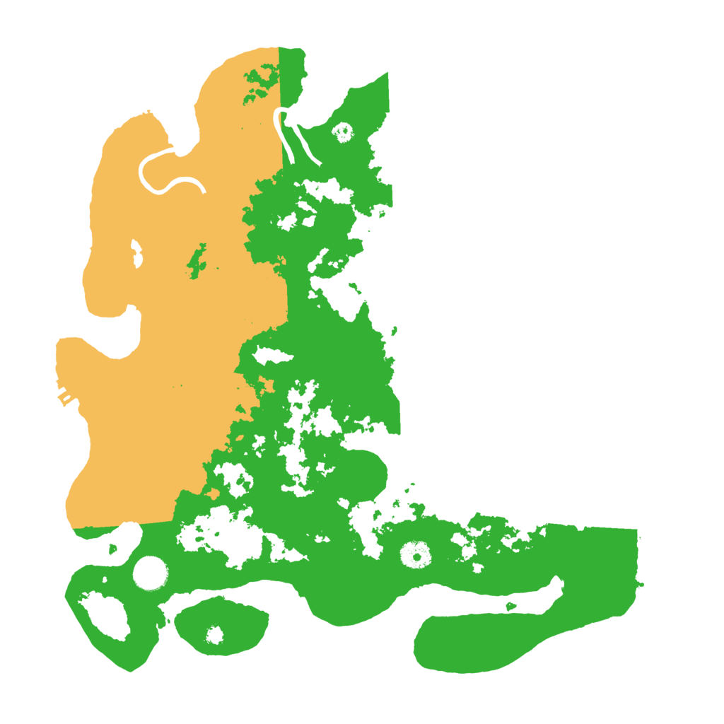 Biome Rust Map: Procedural Map, Size: 3700, Seed: 28766343