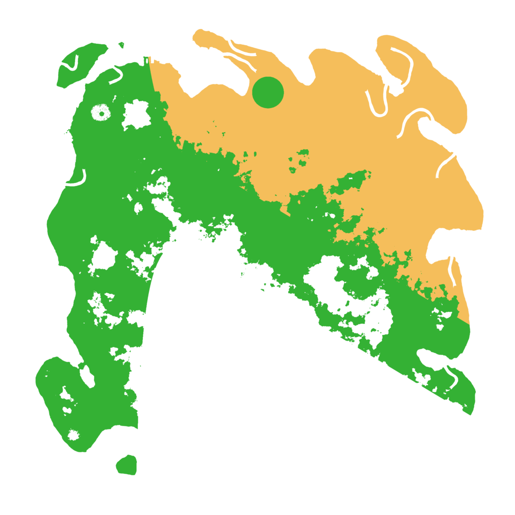 Biome Rust Map: Procedural Map, Size: 4300, Seed: 1921392