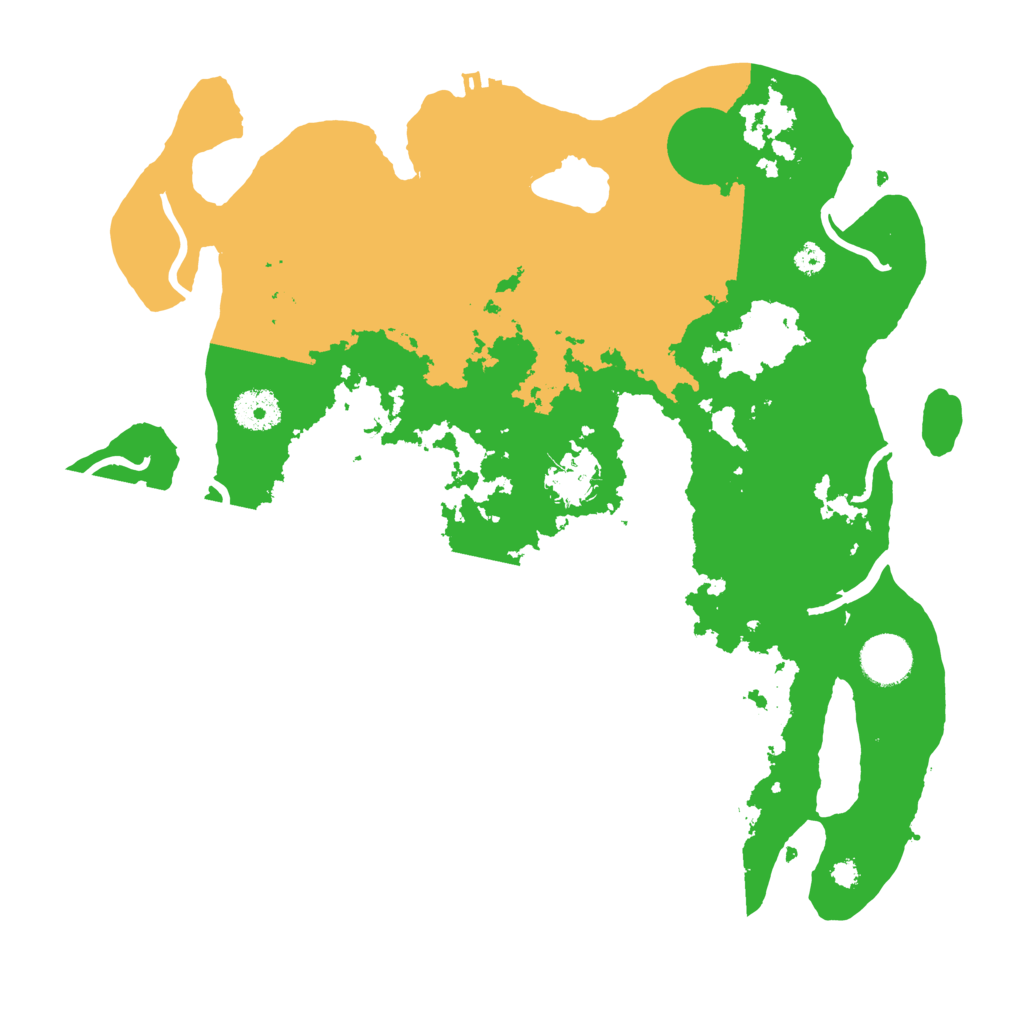 Biome Rust Map: Procedural Map, Size: 3500, Seed: 1319136357