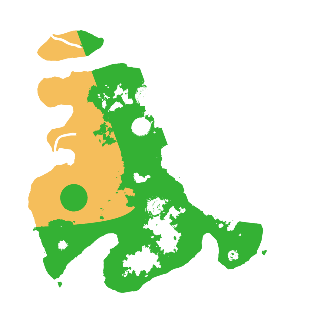 Biome Rust Map: Procedural Map, Size: 3000, Seed: 384672