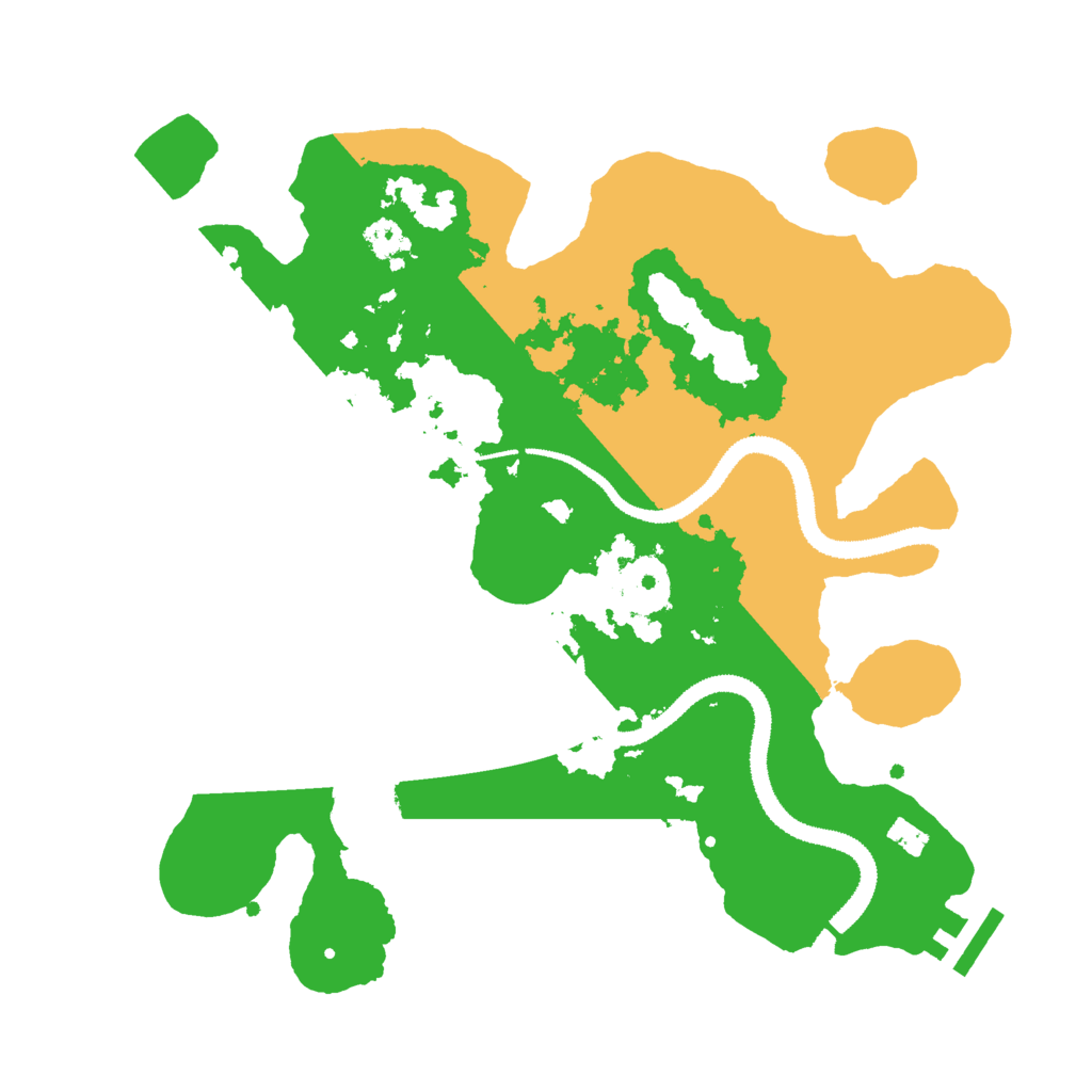 Biome Rust Map: Procedural Map, Size: 3000, Seed: 2204893