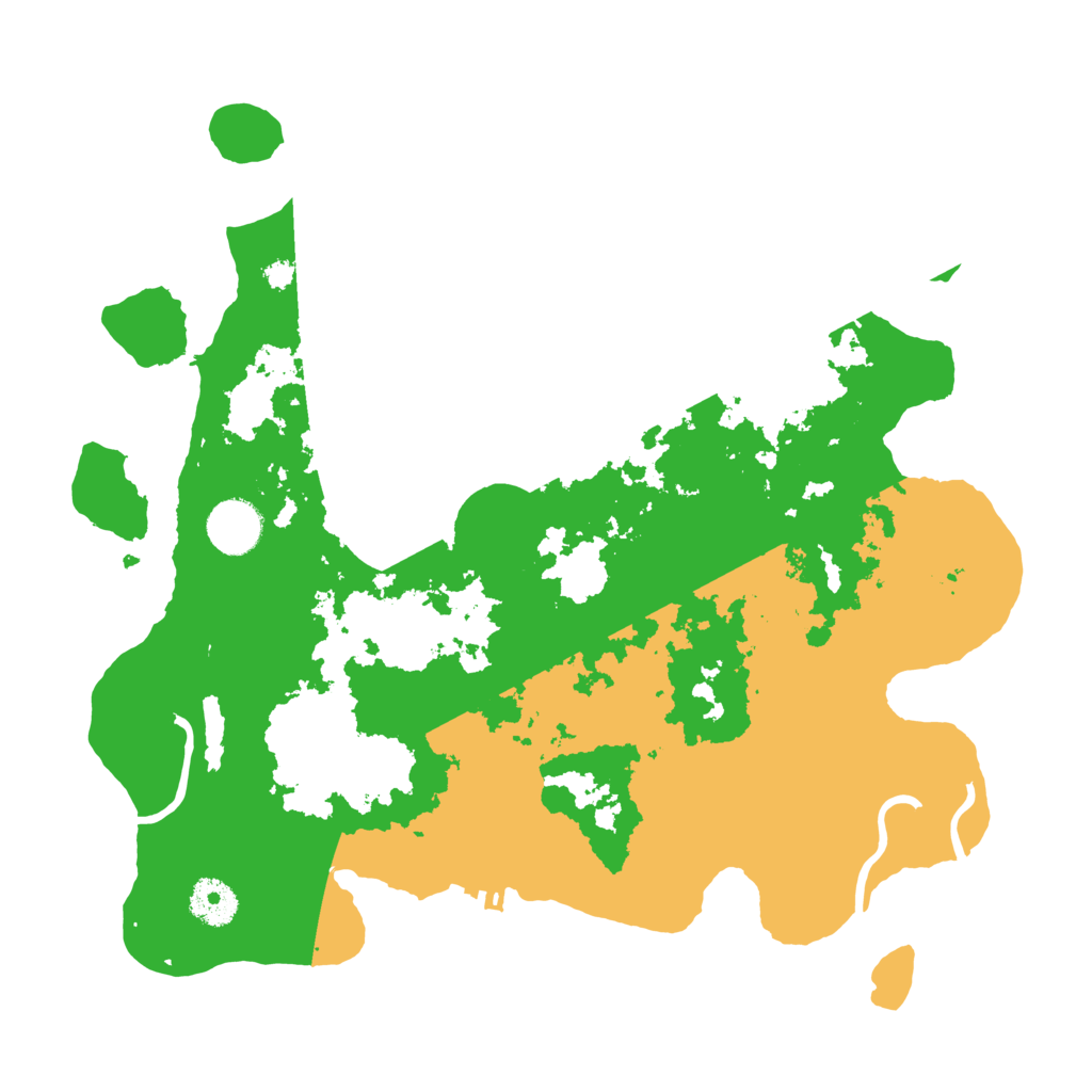 Biome Rust Map: Procedural Map, Size: 3500, Seed: 47366097
