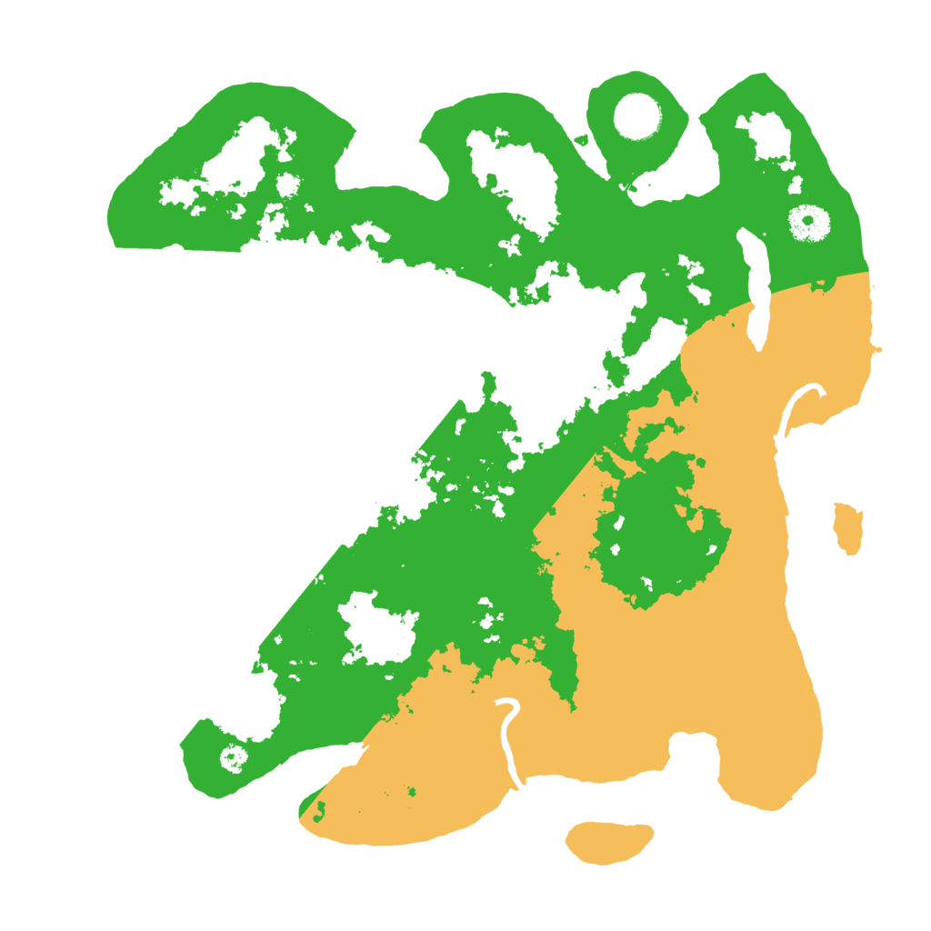 Biome Rust Map: Procedural Map, Size: 3500, Seed: 5600874