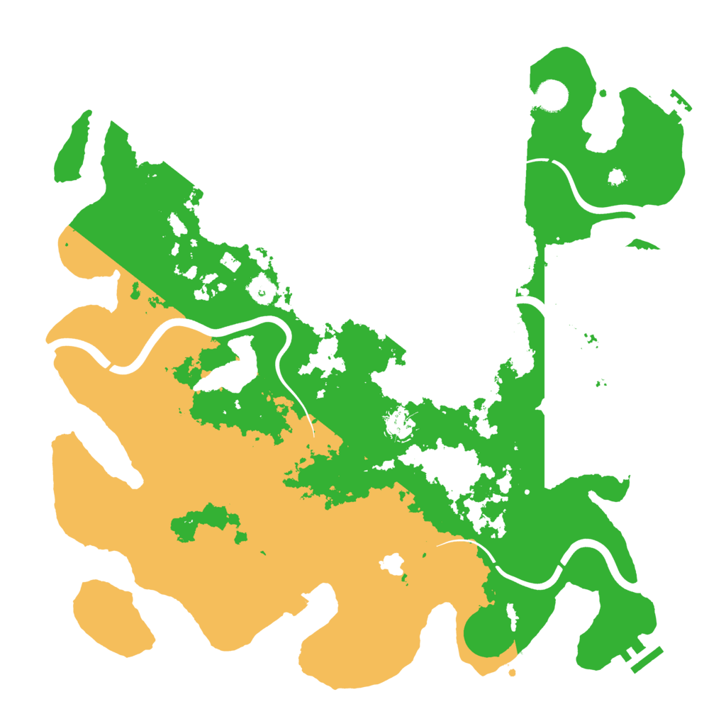Biome Rust Map: Procedural Map, Size: 4000, Seed: 493486
