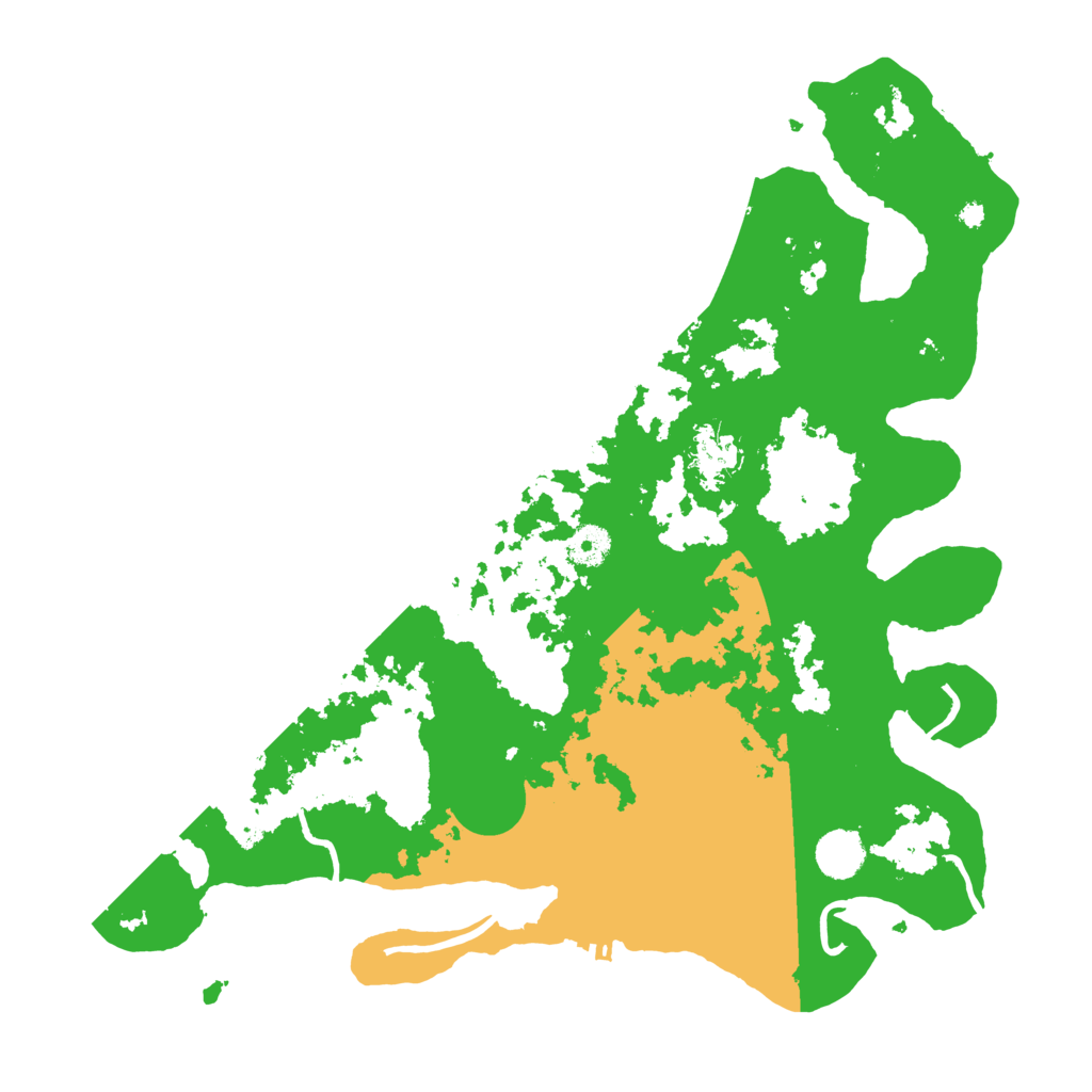 Biome Rust Map: Procedural Map, Size: 4000, Seed: 594364