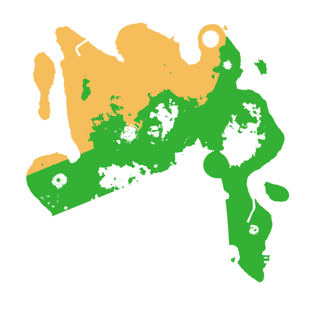 Biome Rust Map: Procedural Map, Size: 3300, Seed: 447306721