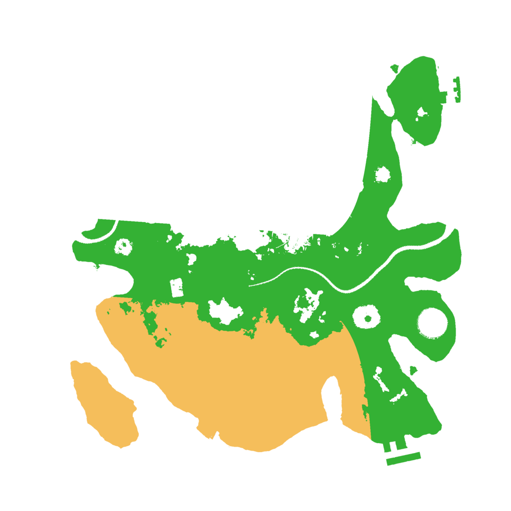 Biome Rust Map: Procedural Map, Size: 3000, Seed: 27267
