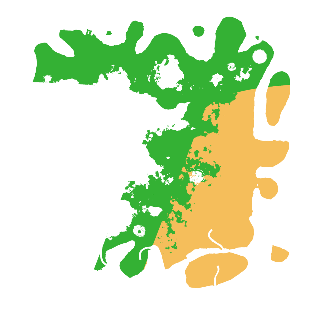 Biome Rust Map: Procedural Map, Size: 3850, Seed: 381011677