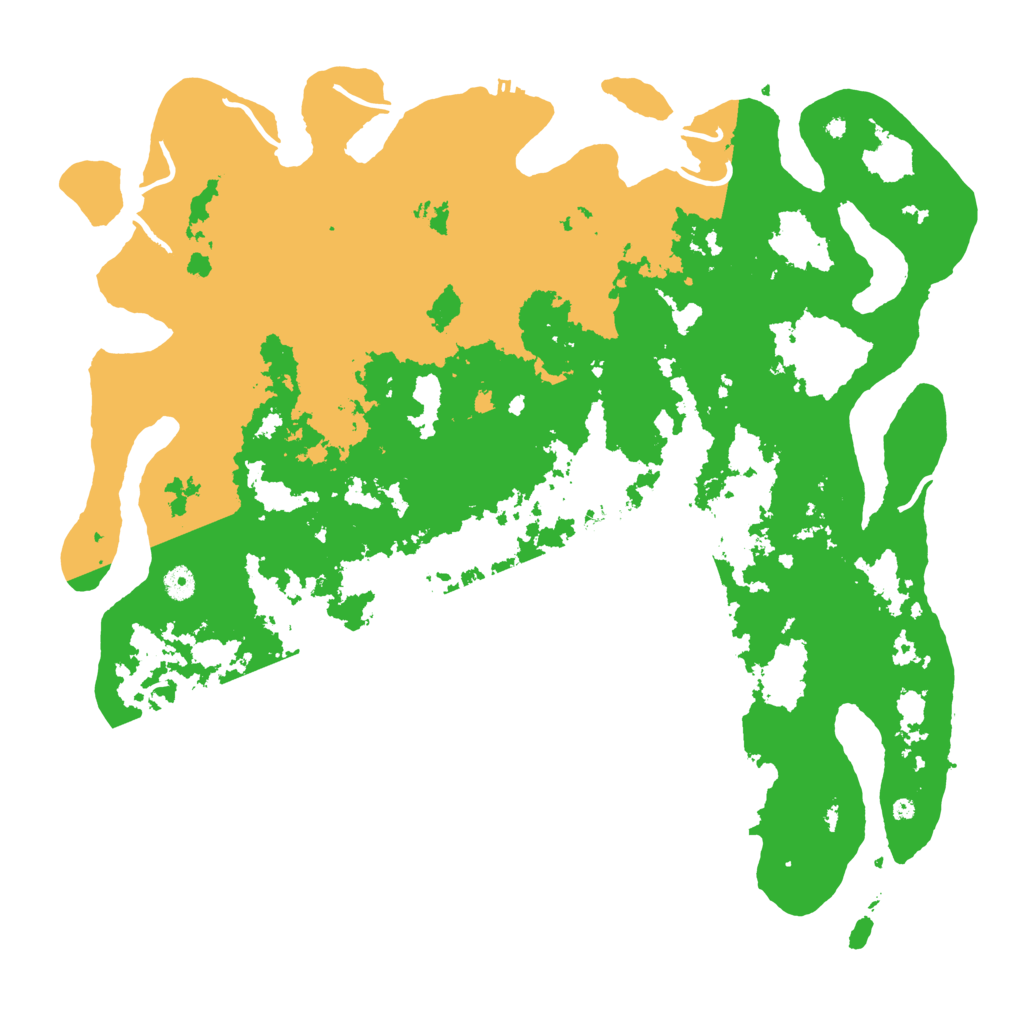 Biome Rust Map: Procedural Map, Size: 4800, Seed: 480166579