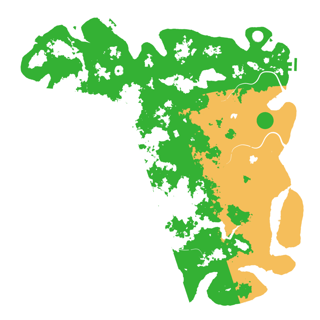 Biome Rust Map: Procedural Map, Size: 5000, Seed: 62626262