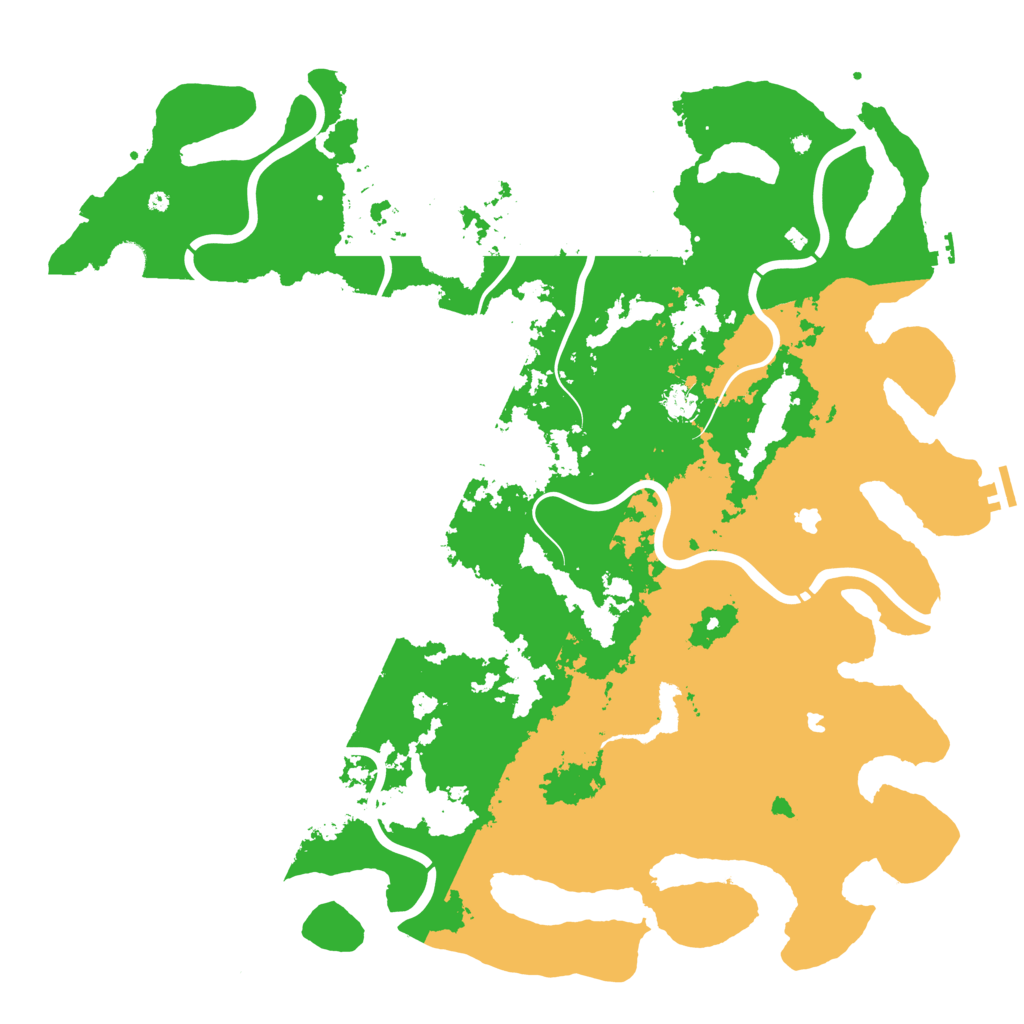 Biome Rust Map: Procedural Map, Size: 5000, Seed: 832869593