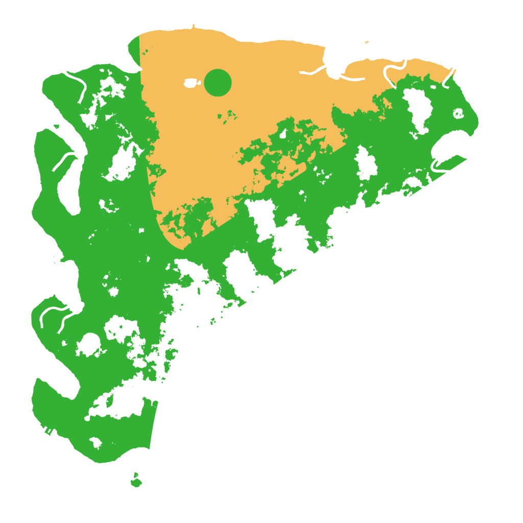 Biome Rust Map: Procedural Map, Size: 5000, Seed: 1305712947