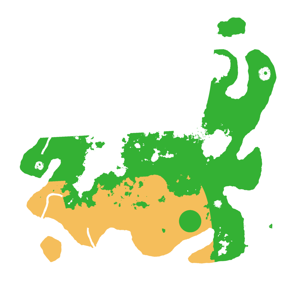 Biome Rust Map: Procedural Map, Size: 3500, Seed: 38303947
