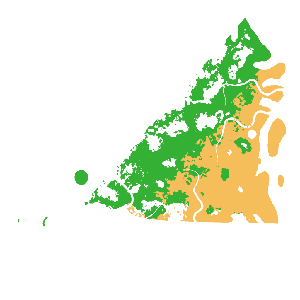 Biome Rust Map: Procedural Map, Size: 6000, Seed: 633143012