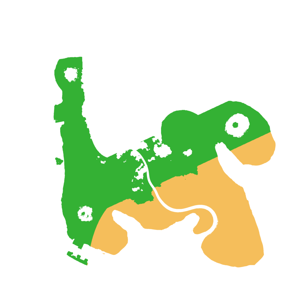 Biome Rust Map: Procedural Map, Size: 2000, Seed: 543435644