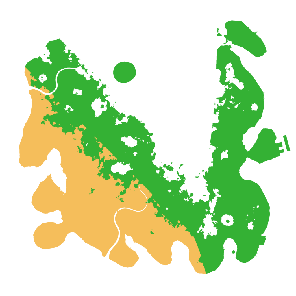 Biome Rust Map: Procedural Map, Size: 3700, Seed: 1170864749