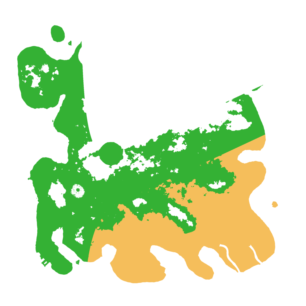 Biome Rust Map: Procedural Map, Size: 3500, Seed: 543435644