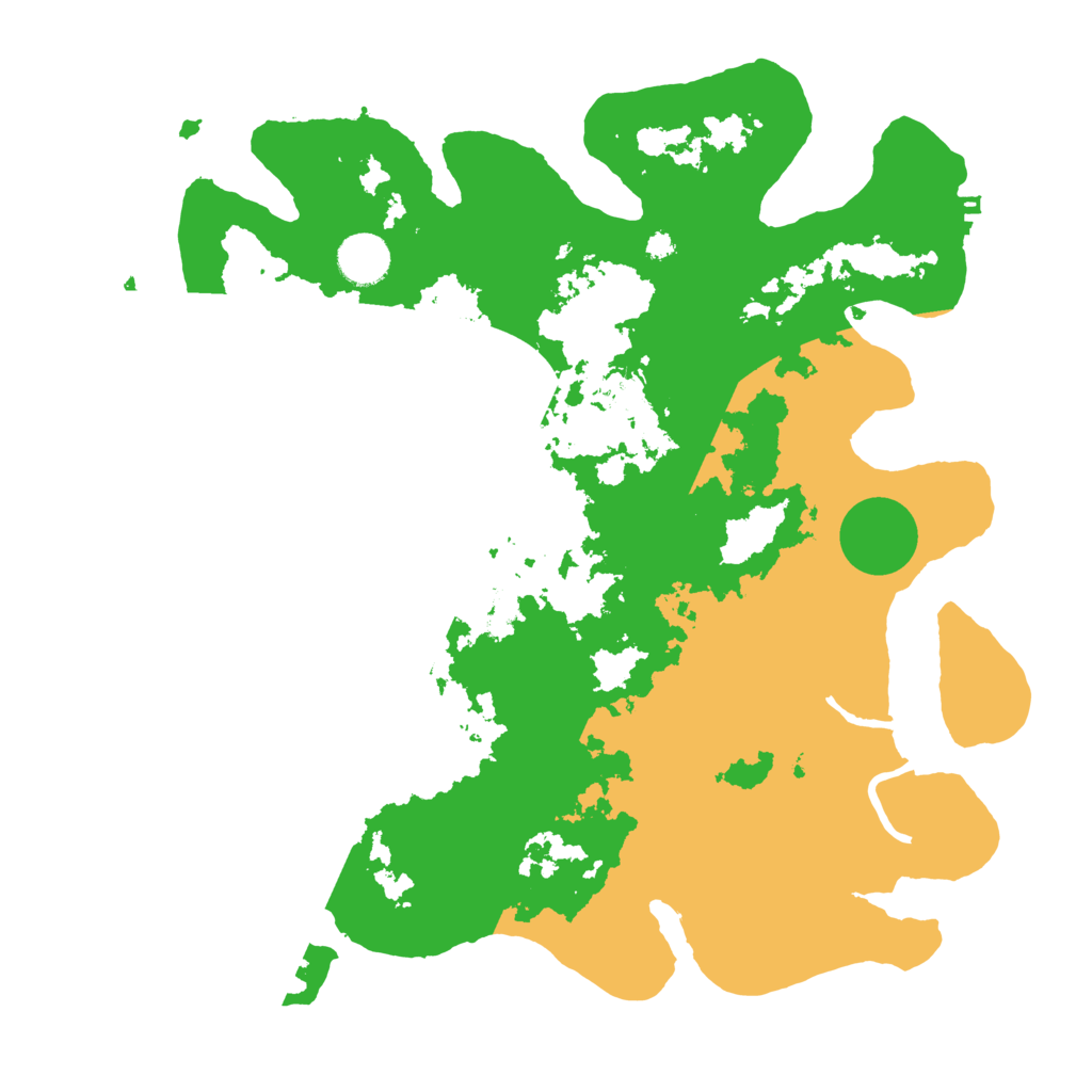 Biome Rust Map: Procedural Map, Size: 3700, Seed: 685037815