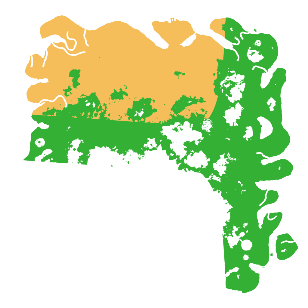 Biome Rust Map: Procedural Map, Size: 5000, Seed: 58963214