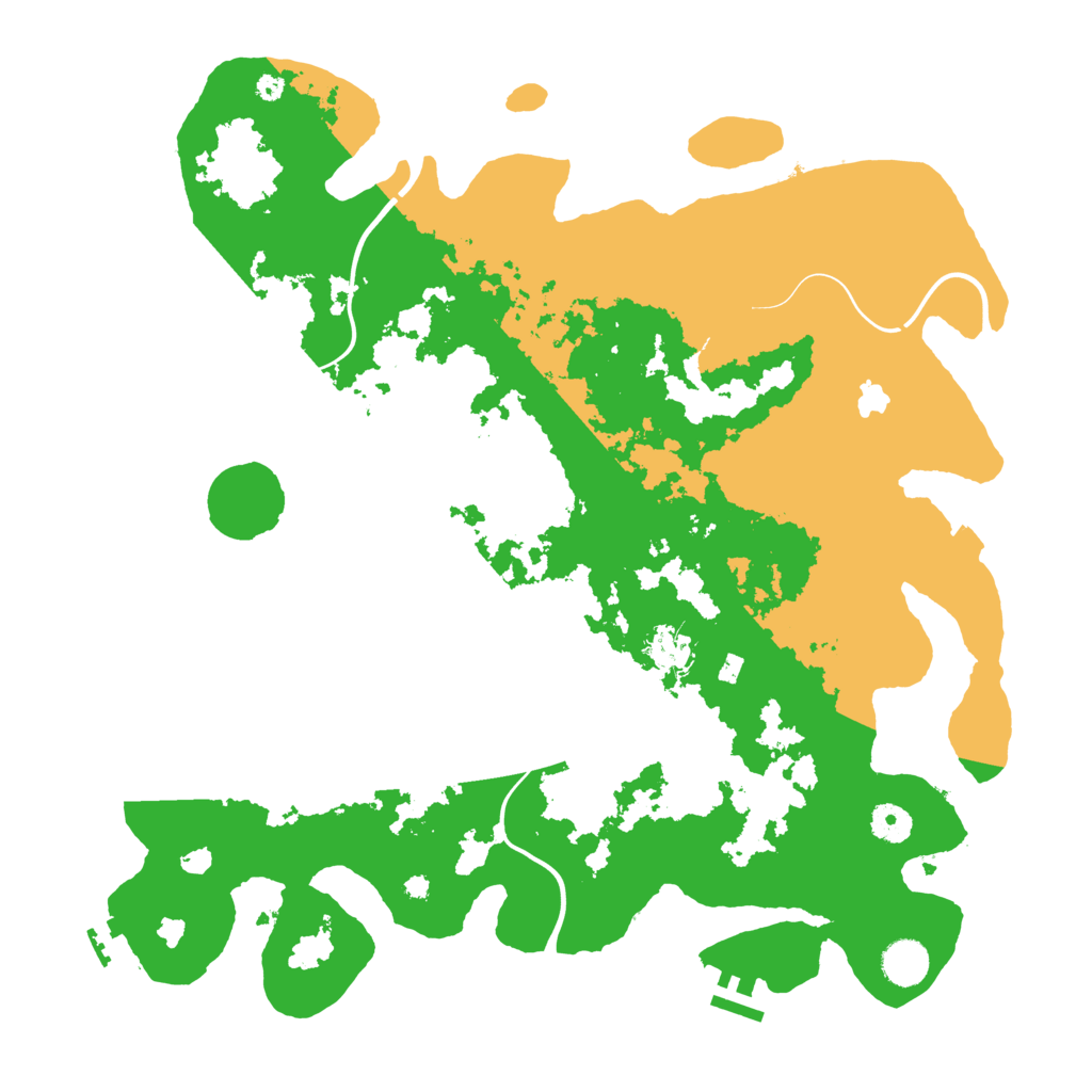 Biome Rust Map: Procedural Map, Size: 4096, Seed: 474833627