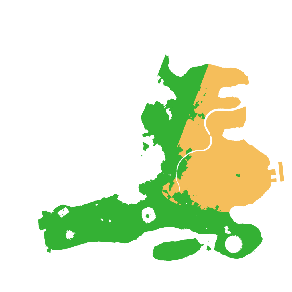 Biome Rust Map: Procedural Map, Size: 3000, Seed: 2862