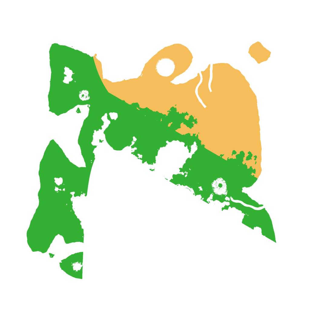 Biome Rust Map: Procedural Map, Size: 3000, Seed: 3442221