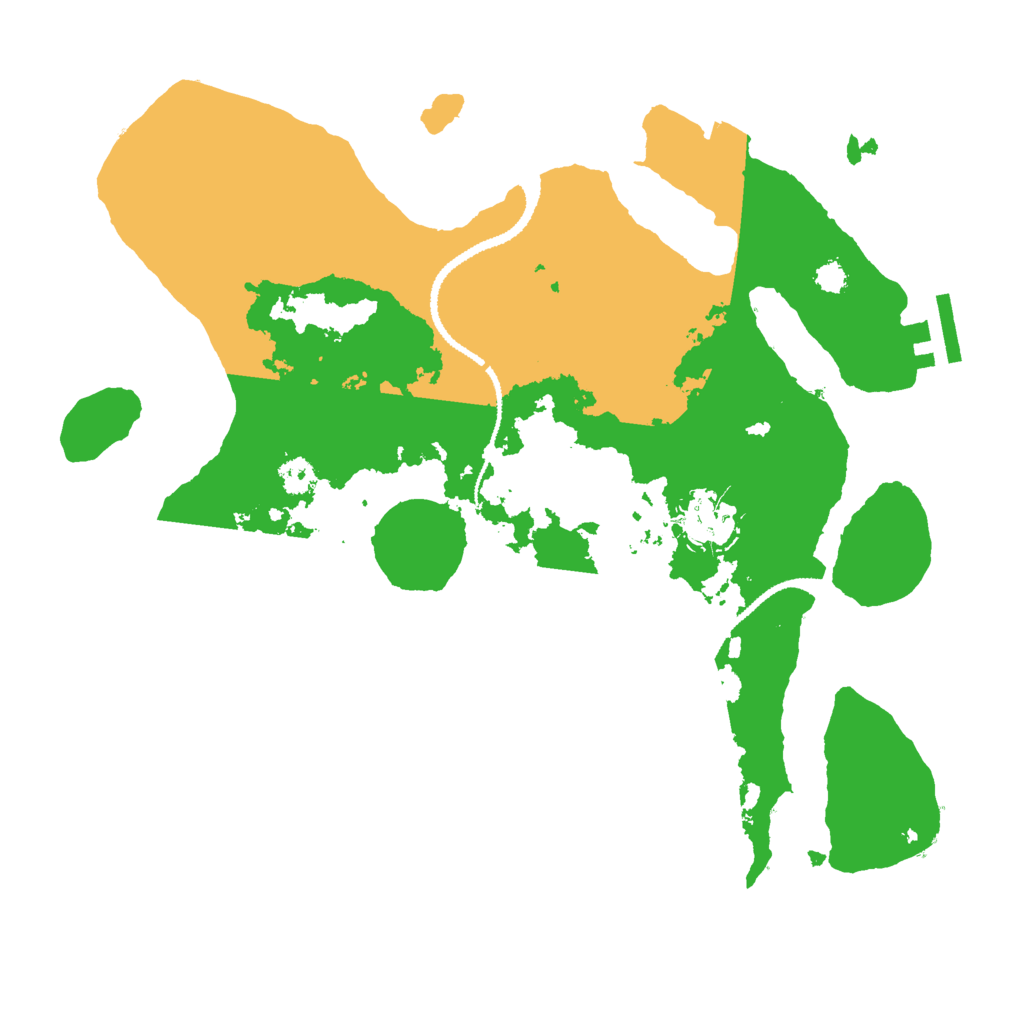 Biome Rust Map: Procedural Map, Size: 3000, Seed: 8094