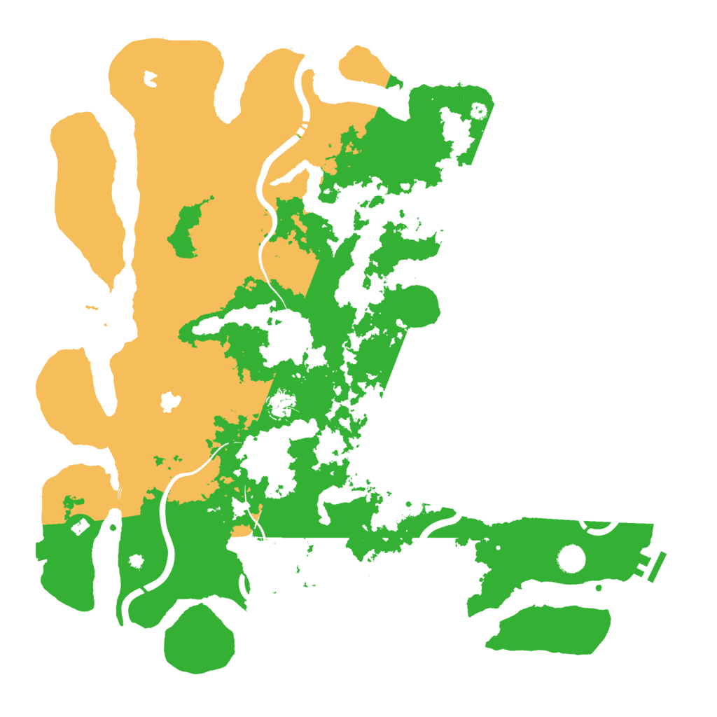 Biome Rust Map: Procedural Map, Size: 4500, Seed: 799644309