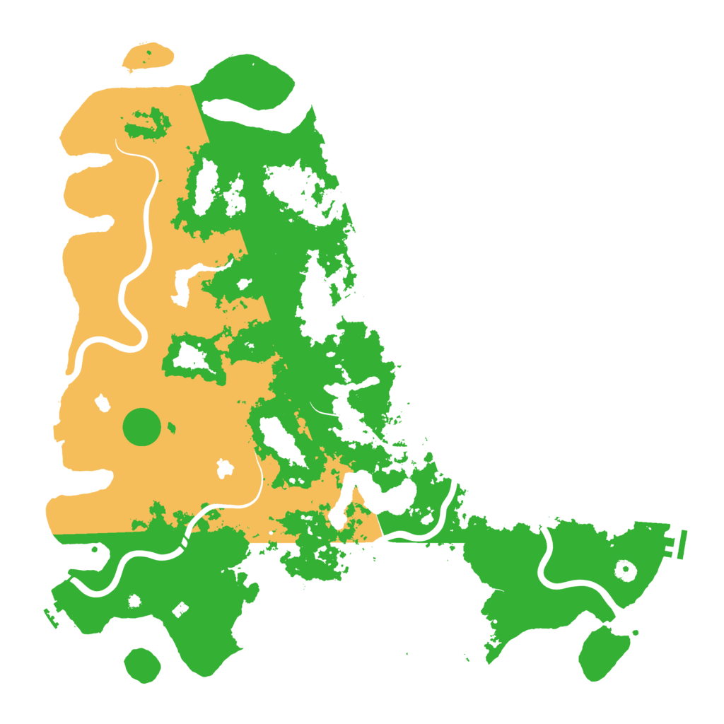 Biome Rust Map: Procedural Map, Size: 5000, Seed: 508608708