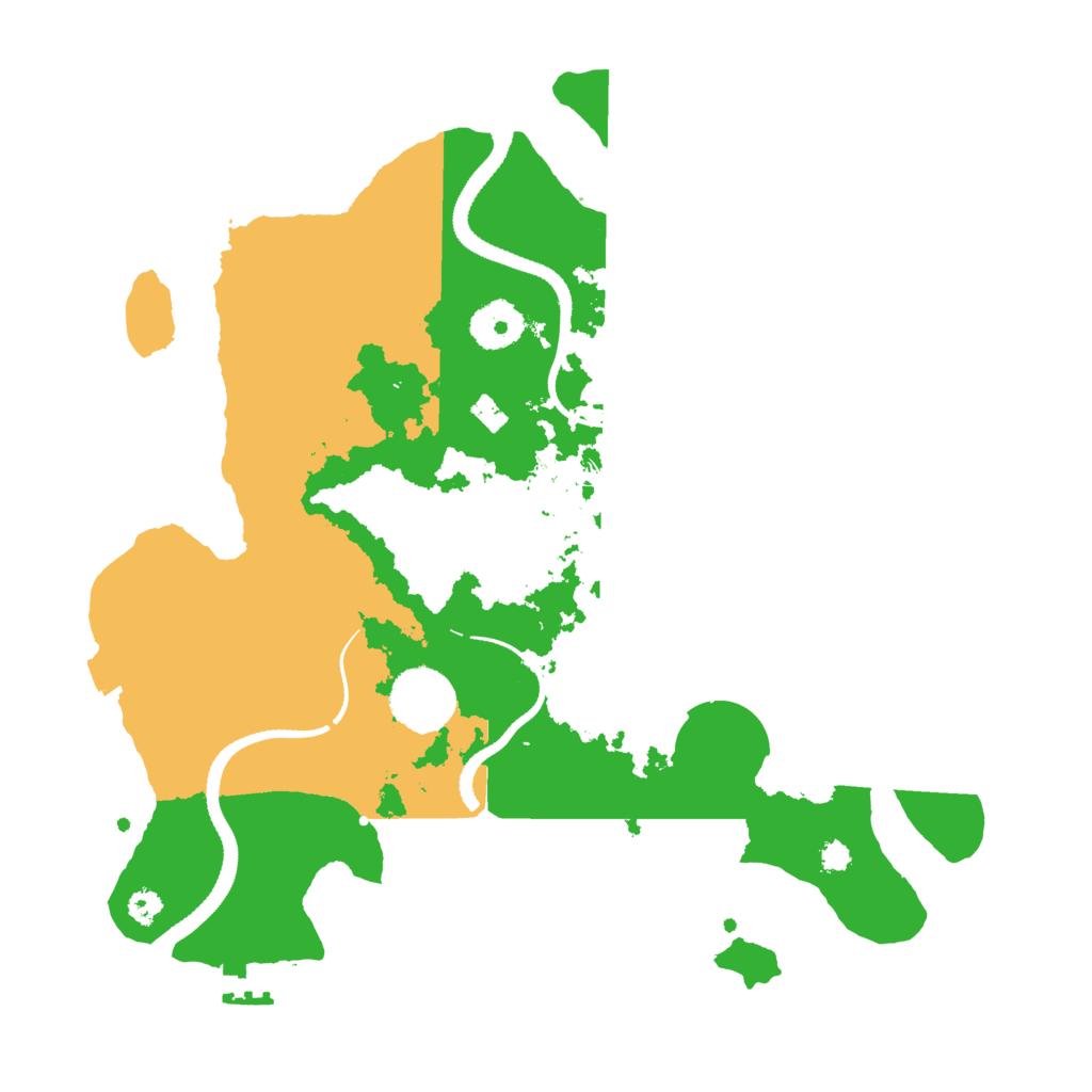 Biome Rust Map: Procedural Map, Size: 3250, Seed: 267223921