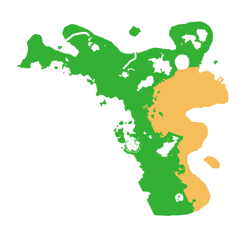 Biome Rust Map: Procedural Map, Size: 3000, Seed: 19846