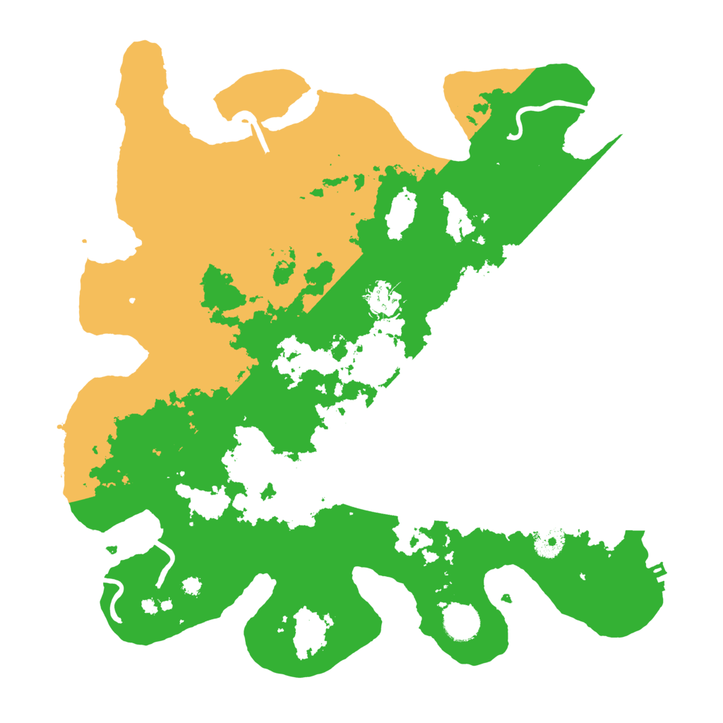 Biome Rust Map: Procedural Map, Size: 3500, Seed: 1254367084