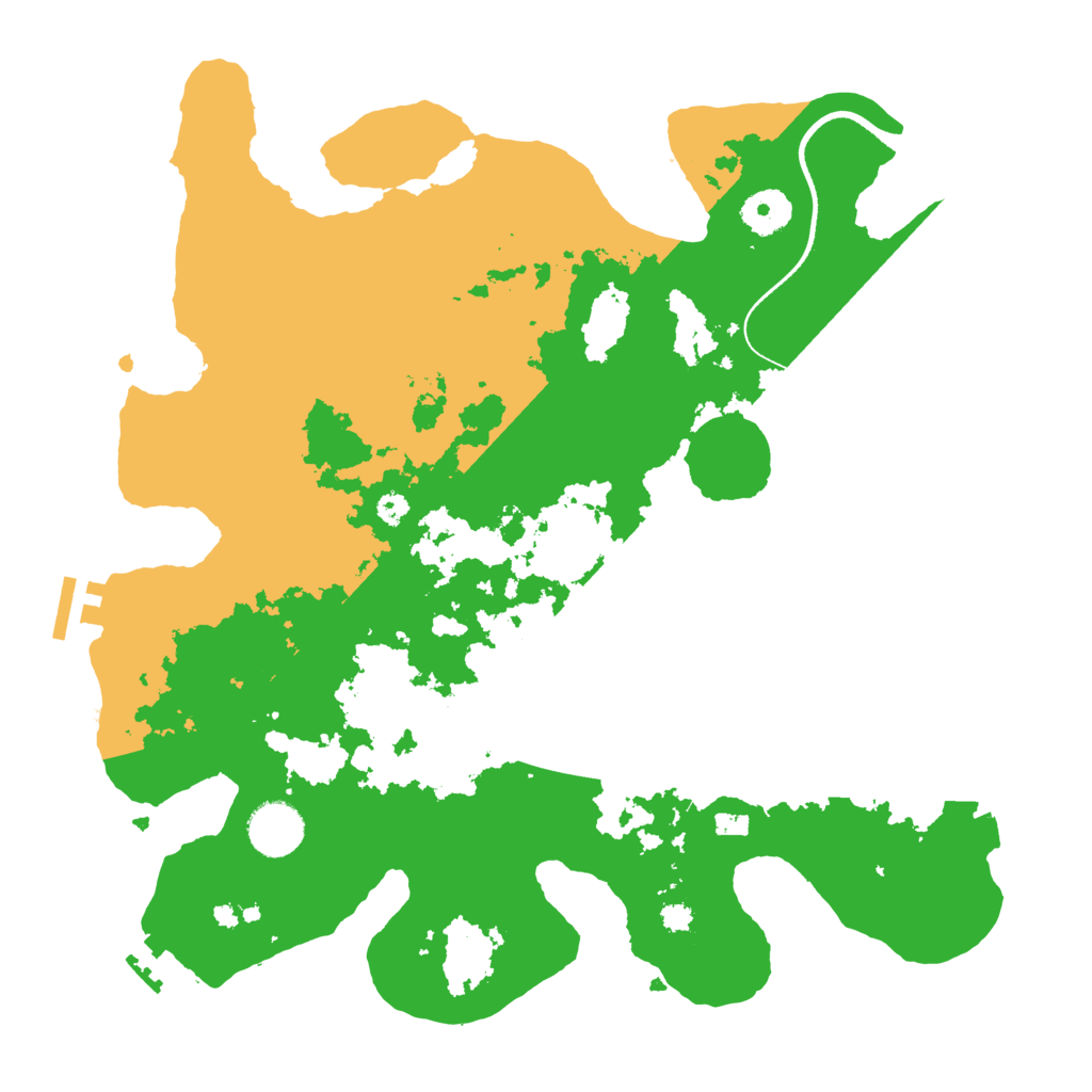 Biome Rust Map: Procedural Map, Size: 3500, Seed: 1254367084