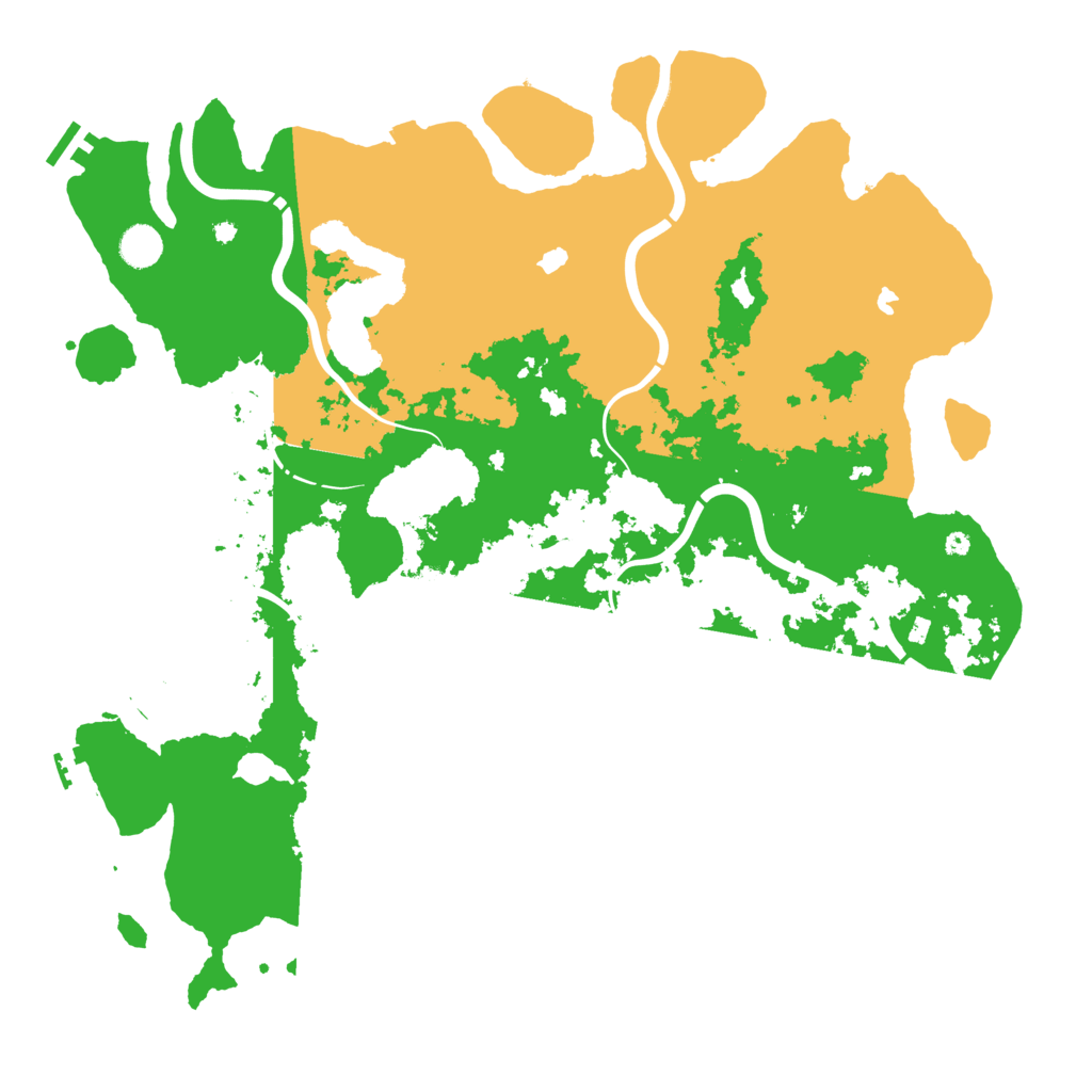 Biome Rust Map: Procedural Map, Size: 4500, Seed: 1225