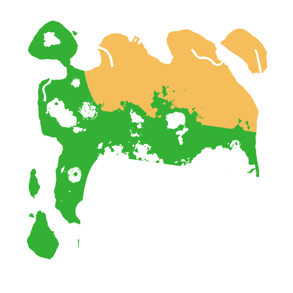 Biome Rust Map: Procedural Map, Size: 3000, Seed: 920991277