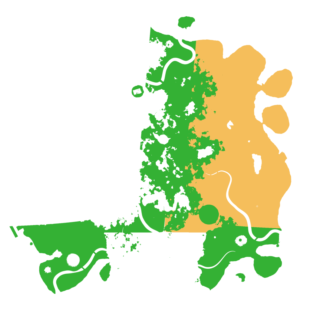 Biome Rust Map: Procedural Map, Size: 4250, Seed: 521130450