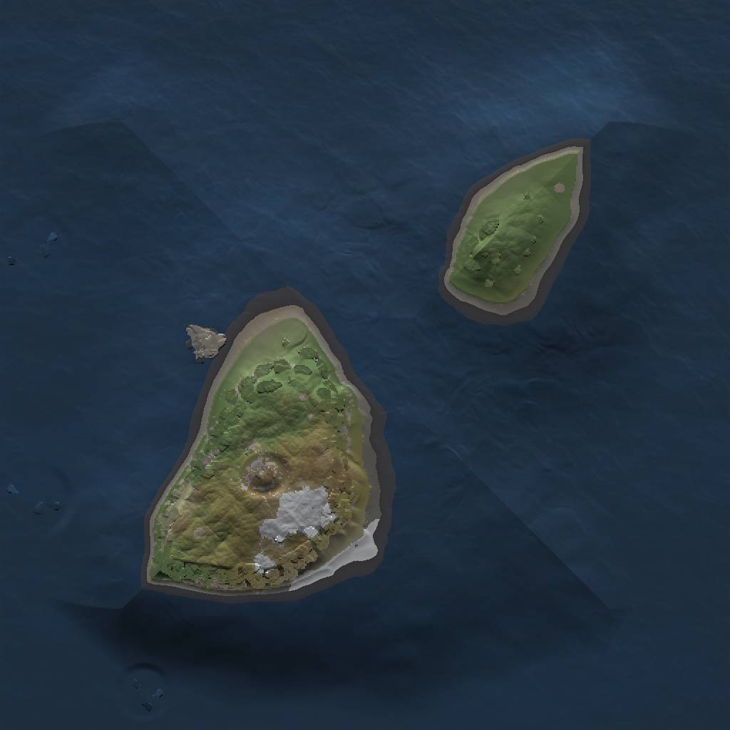 Rust Map: Procedural Map, Size: 1000, Seed: 708784582, 3 Monuments