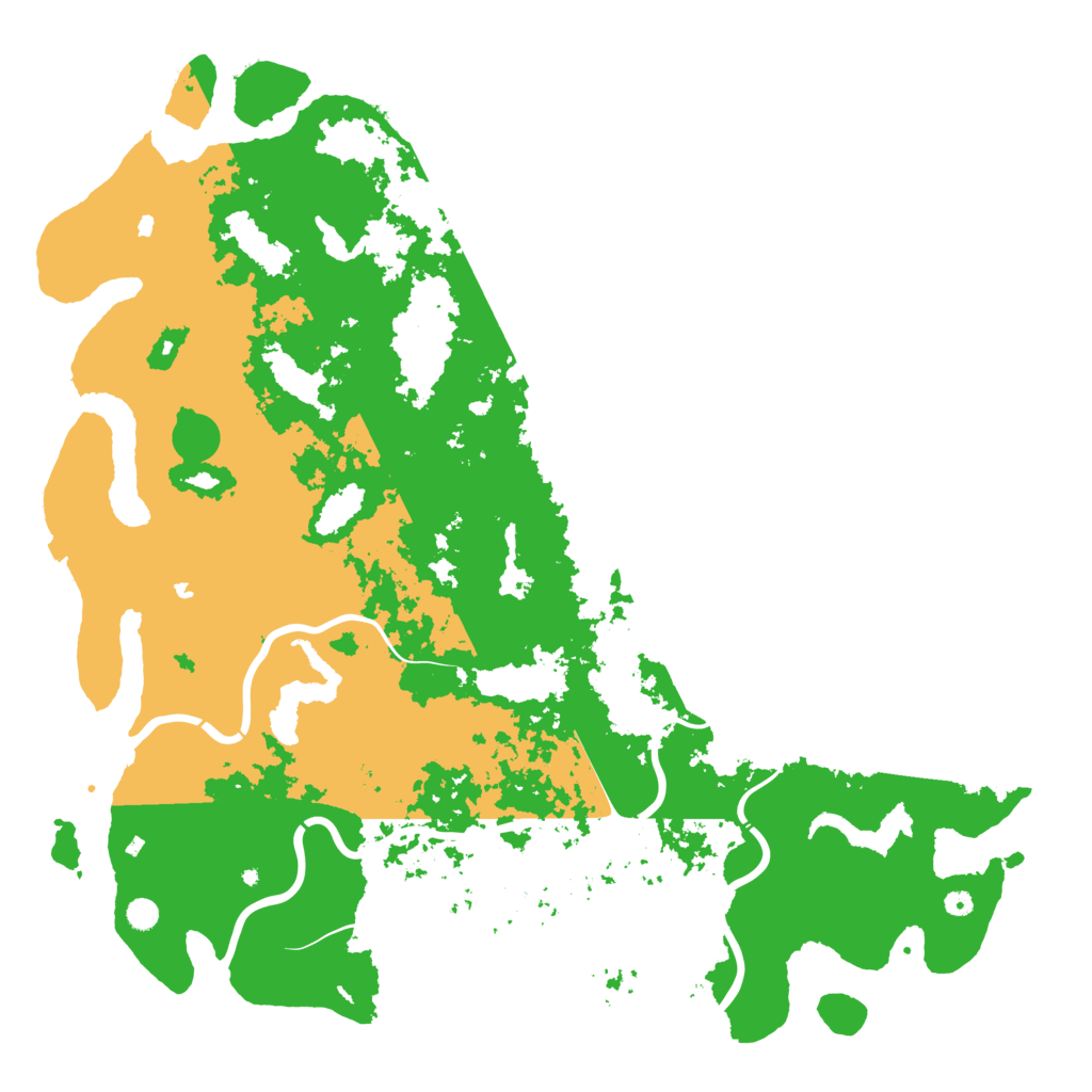 Biome Rust Map: Procedural Map, Size: 6000, Seed: 1461892244