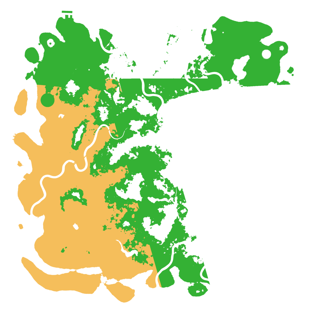 Biome Rust Map: Procedural Map, Size: 6000, Seed: 49
