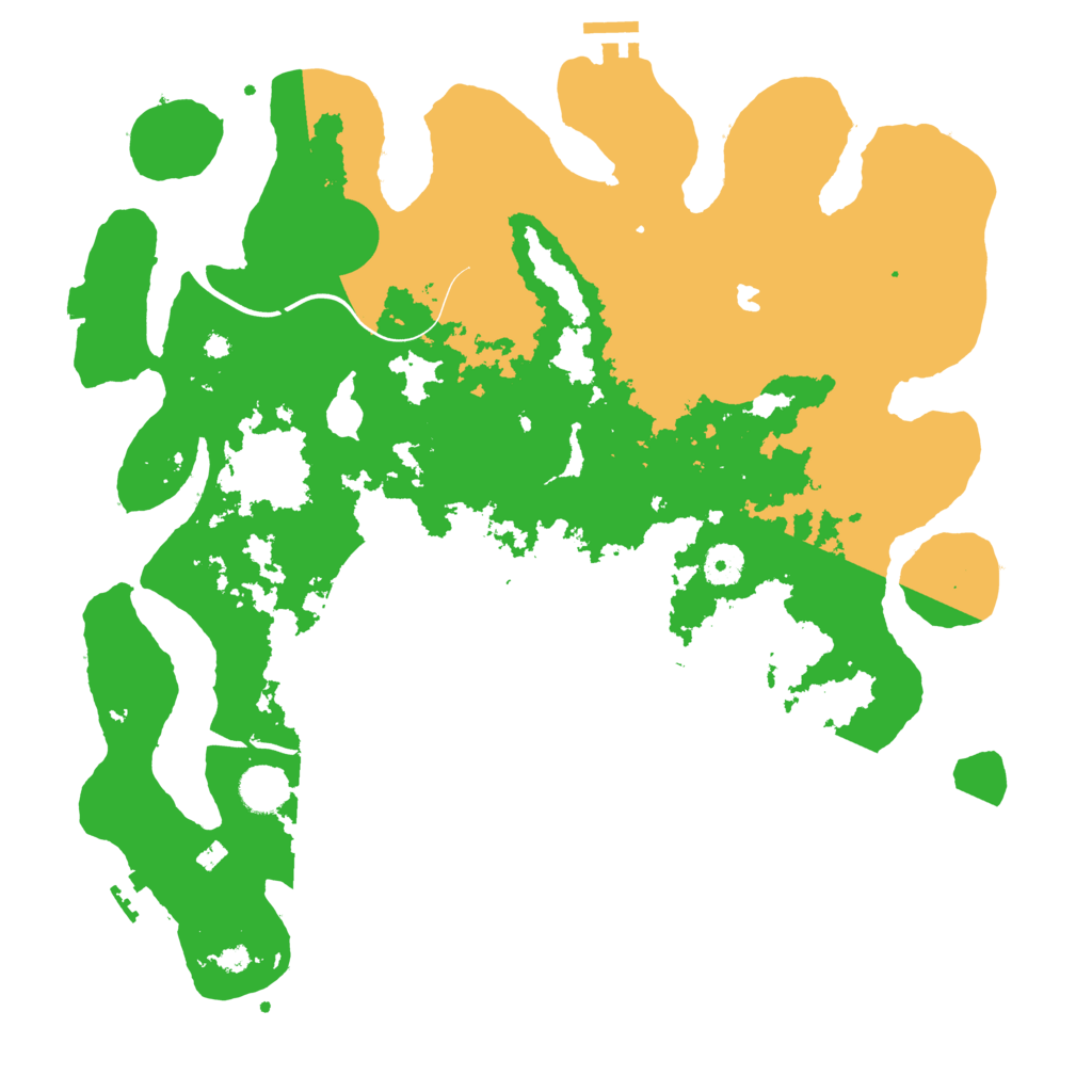 Biome Rust Map: Procedural Map, Size: 4000, Seed: 6142